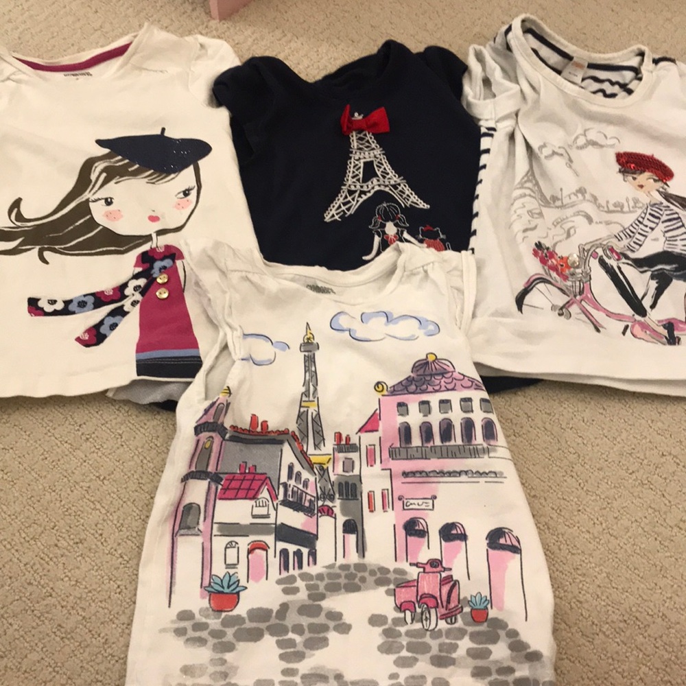 Gymboree Parisian shirt bundle - Picture 1 of 5